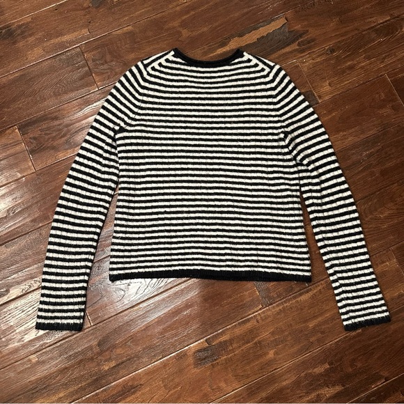 Madewell Striped Merino & Alpaca Blend Crewneck Sweater - Picture 3 of 6